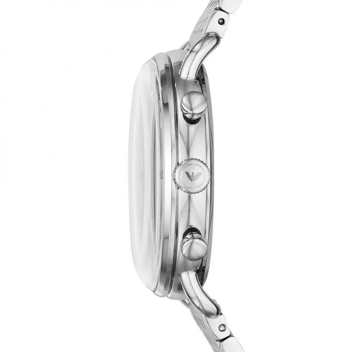 SKU-42336 / EMPORIO ARΜΑΝΙ Chronograph Silver Stainless Steel Bracelet