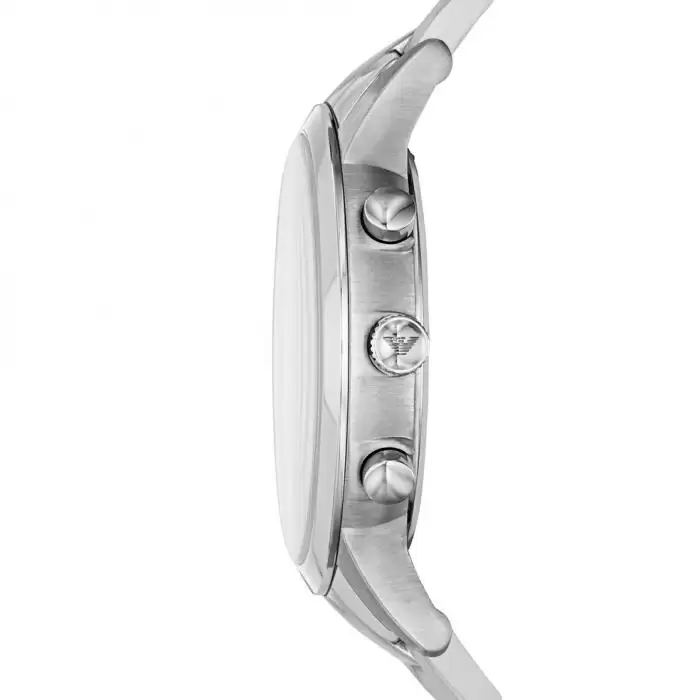 SKU-42879 / EMPORIO ARΜΑΝΙ Chronograph Silver Stainless Steel Bracelet