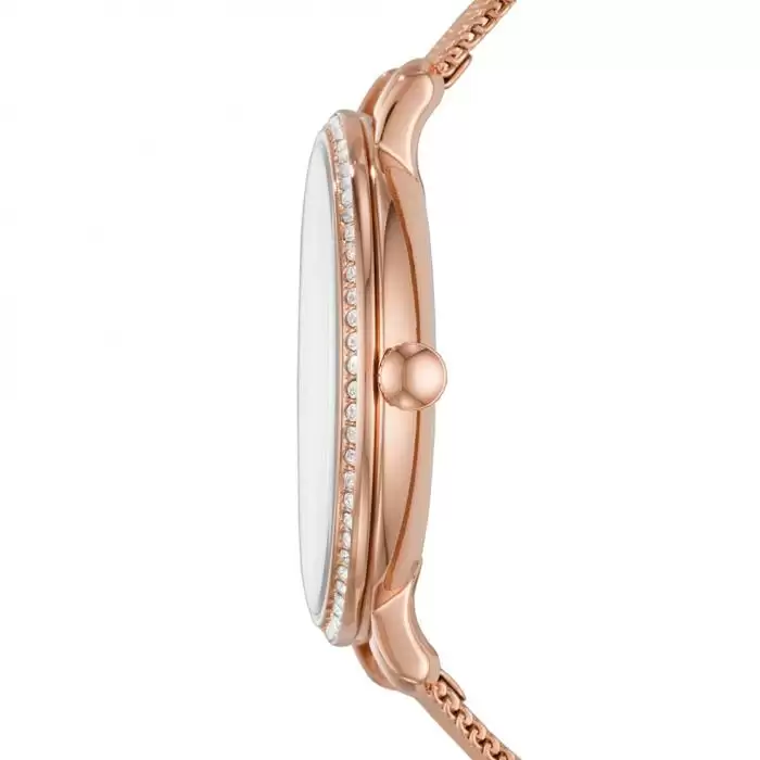 SKU-42389 / FOSSIL Jacqueline Crystals Rose Gold Stainless Steel Bracelet