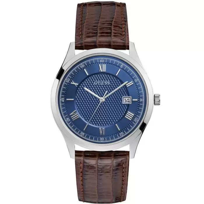SKU-42026 / GUESS Mens Brown Leather Strap