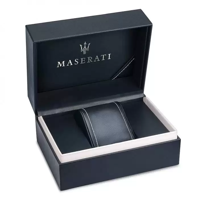SKU-42496 / MASERATI Successo Chronograph Black Stainless Steel Bracelet