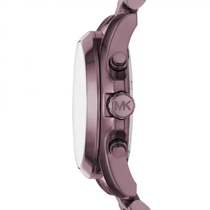SKU-42515 / MICHAEL KORS Bradshaw Chronograph Purple Stainless Steel Bracelet