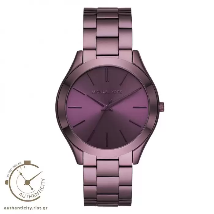 MICHAEL KORS Slim Runway Purple Stainless Steel Bracelet SKU-42457