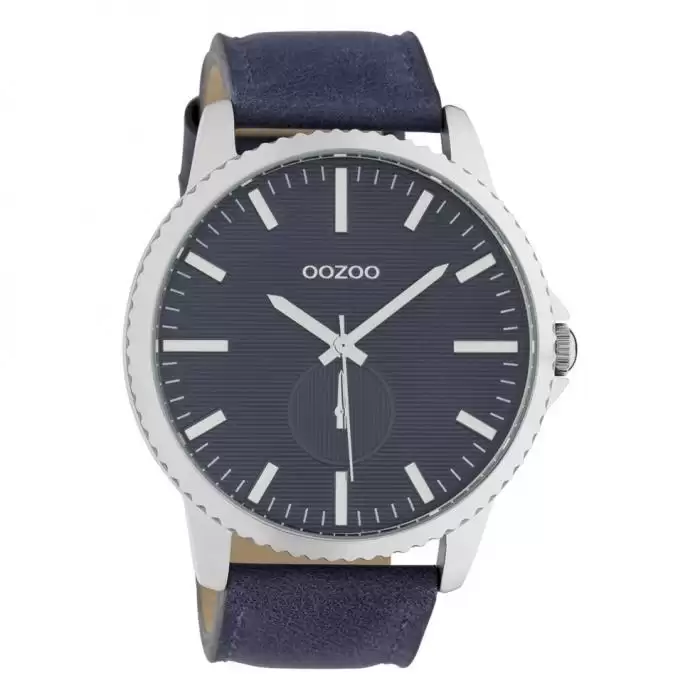 SKU-42579 / OOZOO Timepieces Blue Leather Strap
