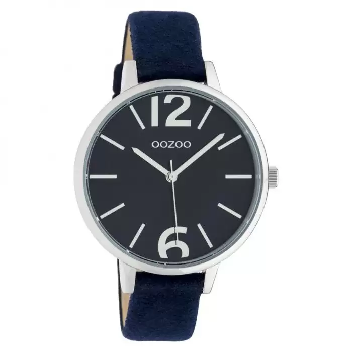 SKU-42672 / OOZOO Timepieces Blue Leather Strap