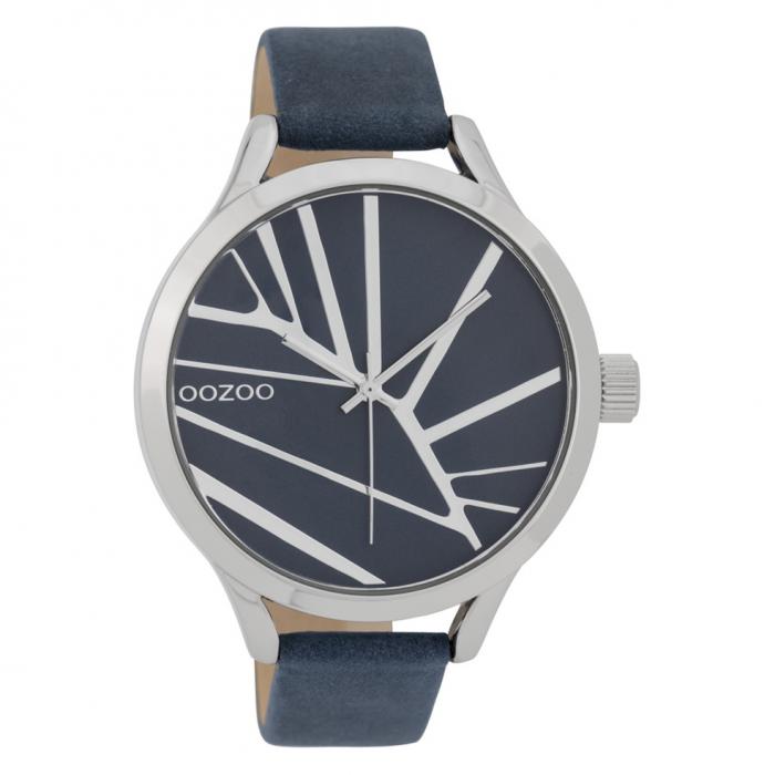 SKU-42766 / OOZOO Timepieces Blue Leather Strap