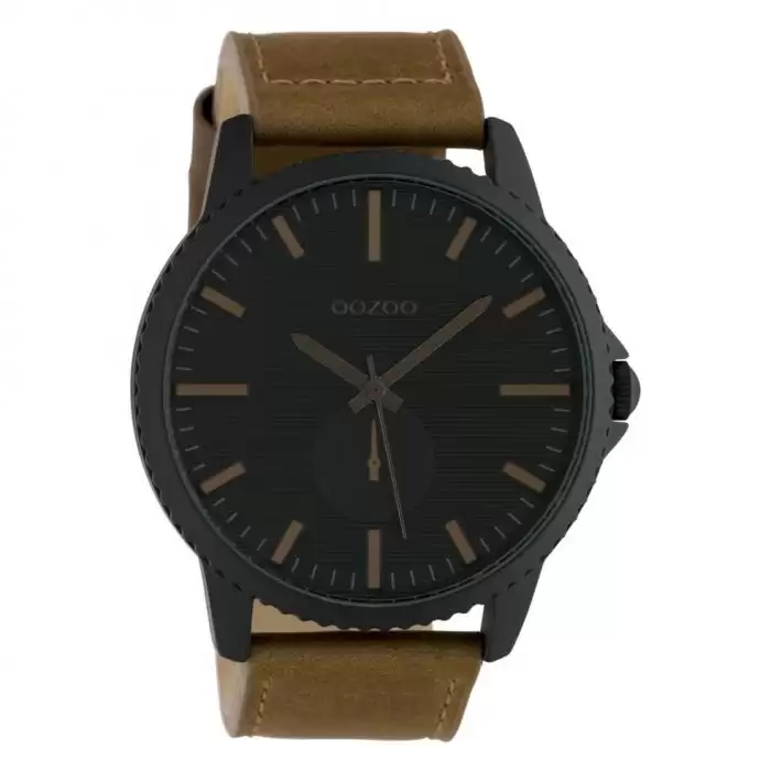 SKU-42580 / OOZOO Timepieces Brown Leather Strap