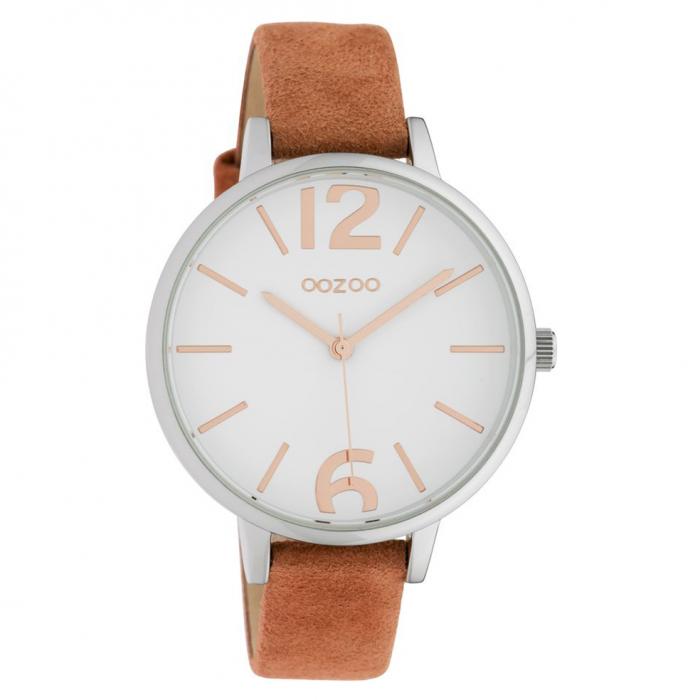 SKU-42670 / OOZOO Timepieces Brown Leather Strap
