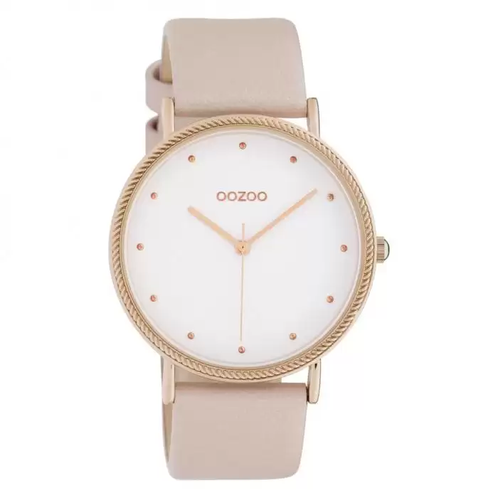 SKU-42654 / OOZOO Timepieces Pink Leather Strap