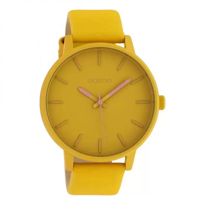 SKU-42623 / OOZOO Timepieces Yellow Leather Strap
