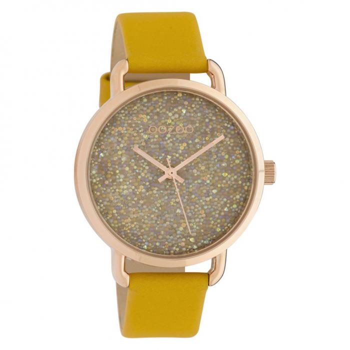 SKU-42755 / OOZOO Timepieces Yellow Leather Strap