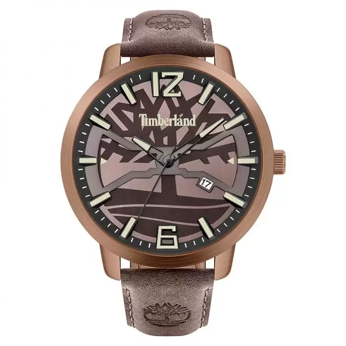 SKU-42112 / TIMBERLAND Clarksville Brown Leather Strap