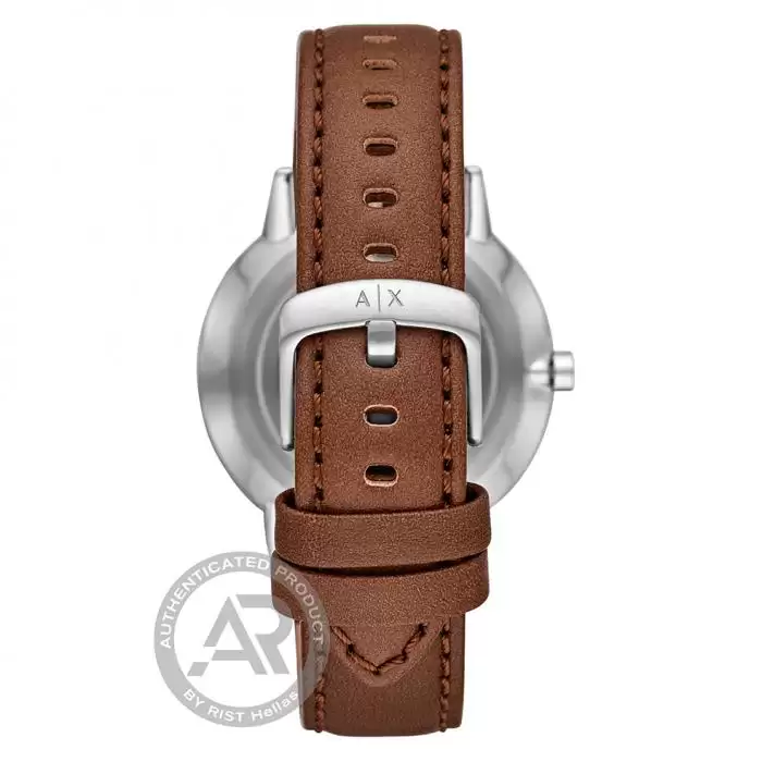 SKU-43541 / ARMANI EXCHANGE Cayde Brown Leather Strap