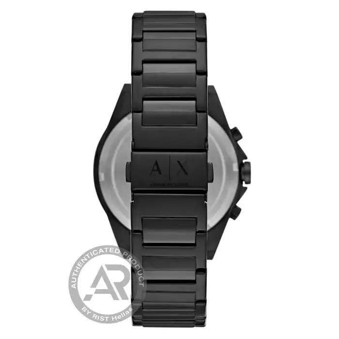 ARMANI EXCHANGE Drexler Black Stainless Steel Bracelet SKU-43517