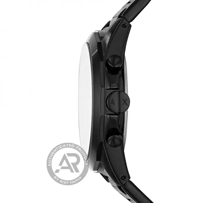 ARMANI EXCHANGE Drexler Black Stainless Steel Bracelet SKU-43517