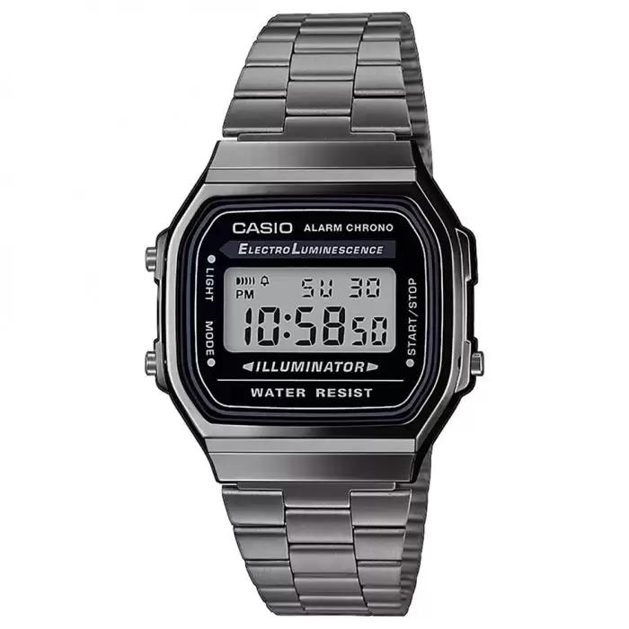 SKU-43133 / CASIO Collection Chronograph Grey Stainless Steel Bracelet