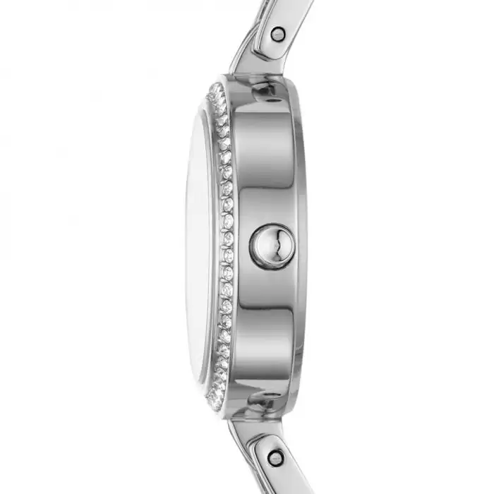SKU-43088 / DKNY City Link Crystals Silver Stainless Steel Bracelet