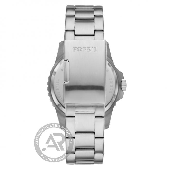 SKU-43683 / FOSSIL FB01 Silver Stainless Steel Bracelet