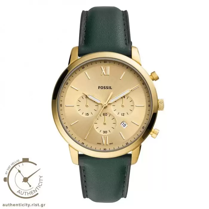 SKU-43132 / FOSSIL Neutra Chronograph Green Leather Strap