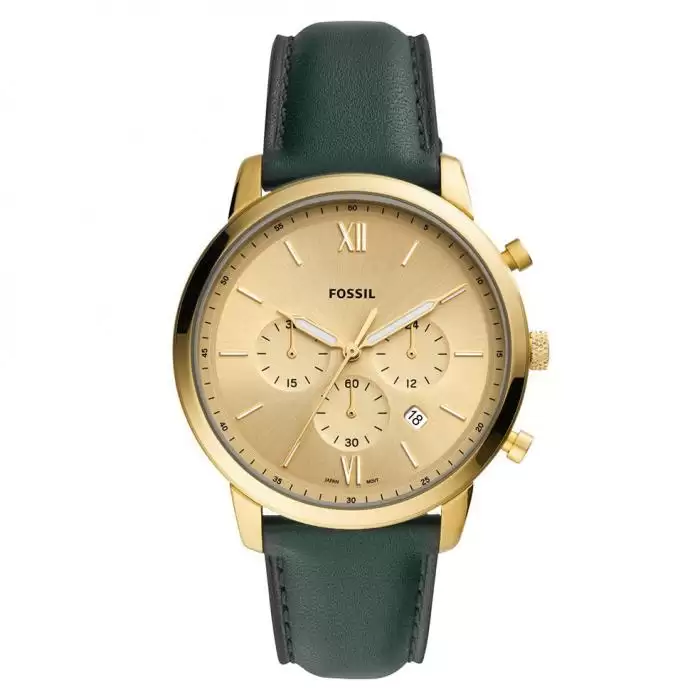 SKU-43132 / FOSSIL Neutra Chronograph Green Leather Strap