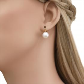 Σκουλαρίκια Κρεμαστά Ασήμι 925° με Μαργαριτάρια SKU-43302