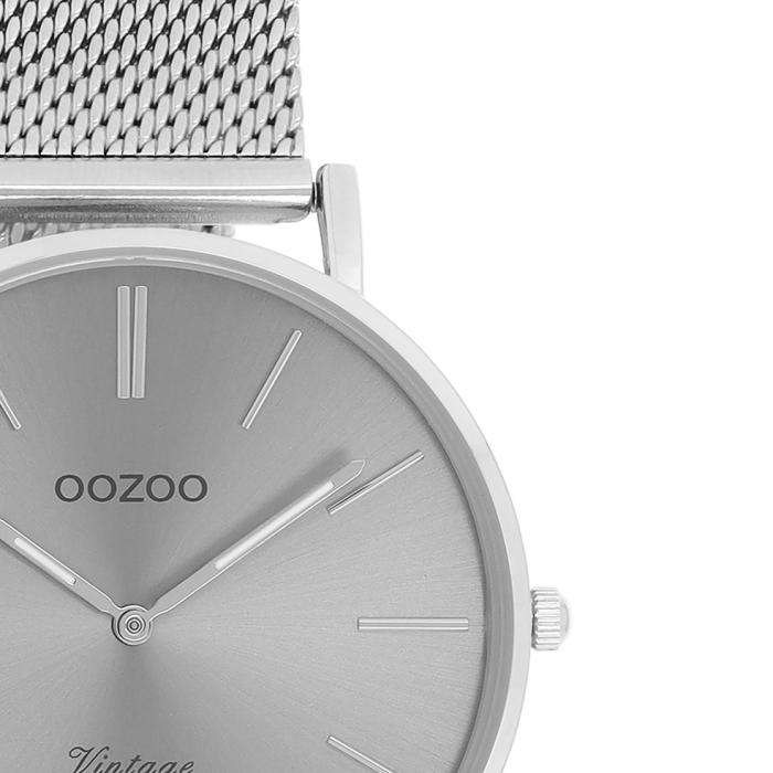 SKU-44927 / OOZOO Timepieces Silver Metallic Bracelet 