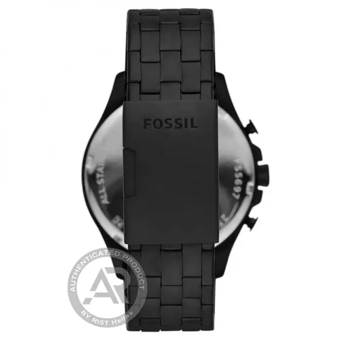 SKU-45160 / FOSSIL Forrester Chronograph Black Stainless Steel Bracelet
