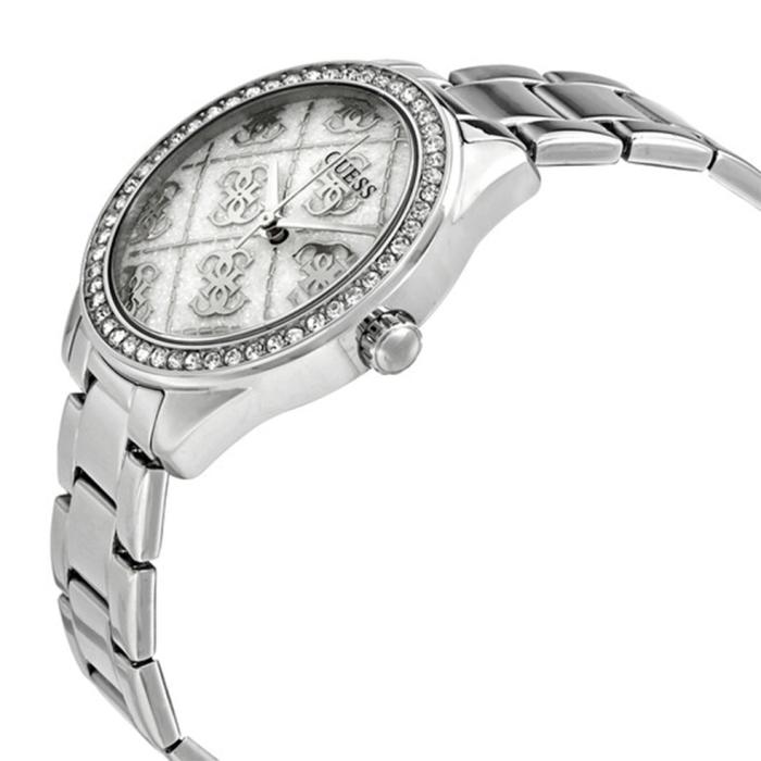 SKU-45931 / GUESS Crystal Silver Stainless Steel Bracelet