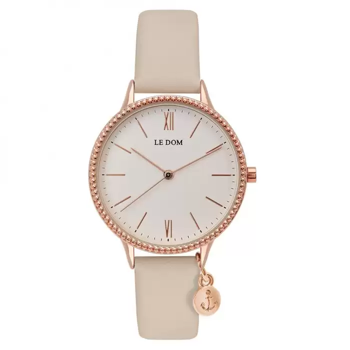 SKU-45740 / LE DOM Anchor Beige Leather Strap
