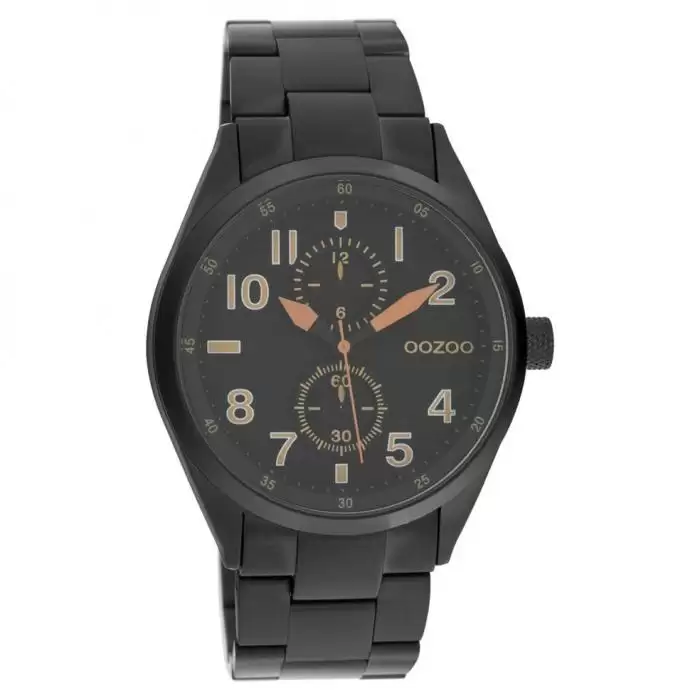 SKU-45673 / OOZOO Timepieces Summer Black Metallic Bracelet
