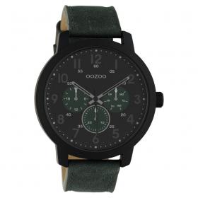 OOZOO Timepieces Summer Green Leather Strap