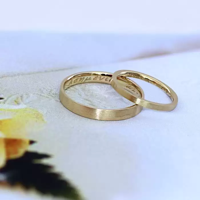 Βέρες Γάμου Jeweler Χρυσός K9-Κ14-K18 