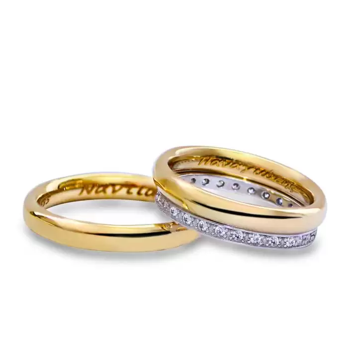 SKU-46922 / Βέρες Γάμου Jeweler Χρυσός Κ9-Κ14-Κ18 με Ζιργκόν
