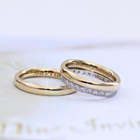 Βέρες Γάμου Jeweler Χρυσός Λευκόχρυσος Κ9-Κ14-Κ18 με Ζιργκόν SKU-46922