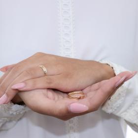 Βέρες Γάμου Jeweler Χρυσός Κ9-Κ14-Κ18 με Ζιργκόν SKU-46924