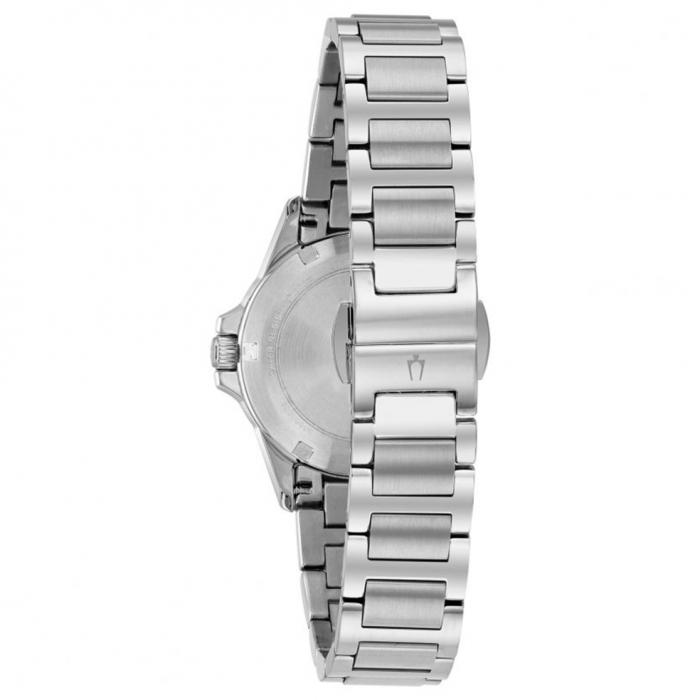 SKU-46127 / BULOVA Diamonds Marine Star Silver Stainless Steel Bracelet