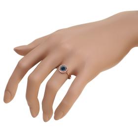 Δαχτυλίδι Ματάκι Ροζ Χρυσός Κ14 με Ζιργκόν SKU-46082