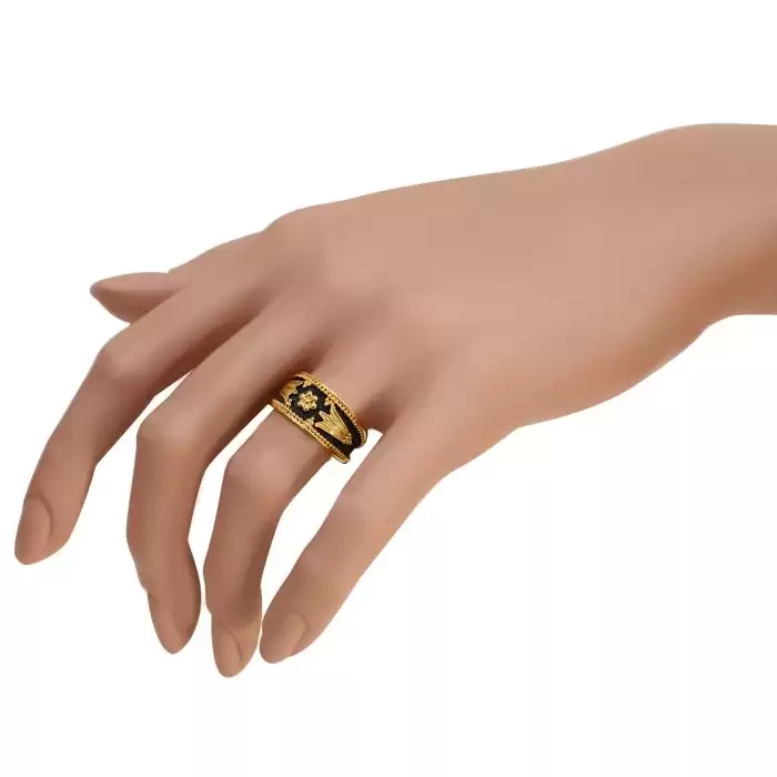 SKU-46026 / Δαχτυλίδι Χειροποίητο Βυζαντινό Χρυσός Κ18
