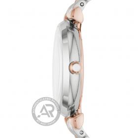 EMPORIO ARΜΑΝΙ Gianni T-Bar Crystals Box Set Two Tone Stainless Steel Bracelet SKU-46149