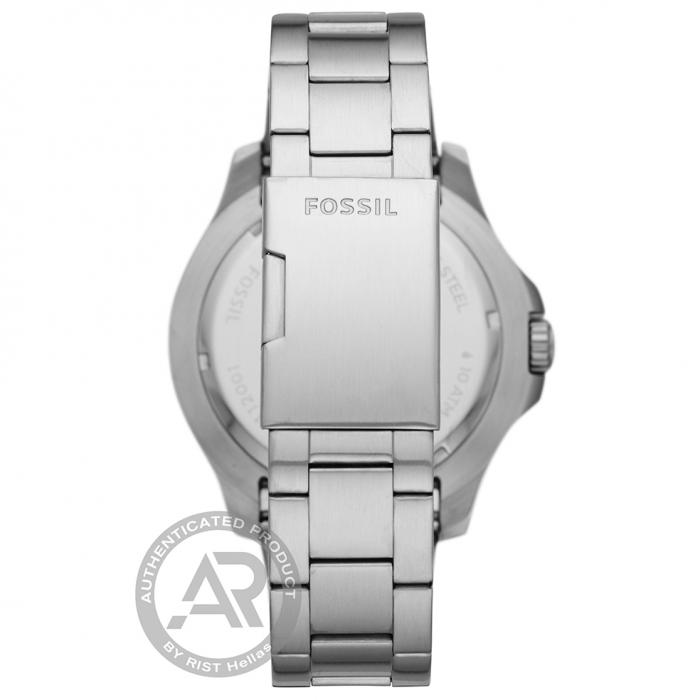 FOSSIL FB-02 Silver Stainless Steel Bracelet