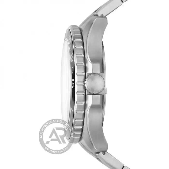 SKU-46160 / FOSSIL FB-02 Silver Stainless Steel Bracelet