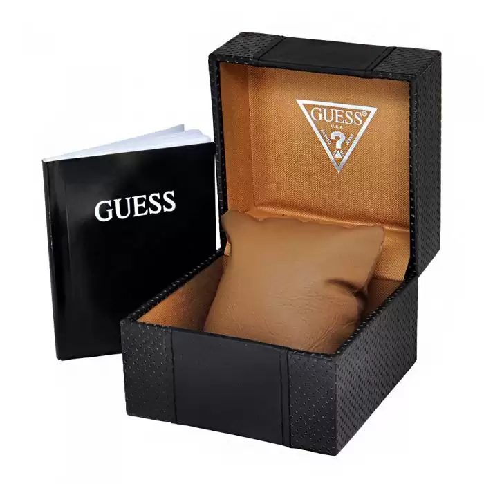 Ρολόι Γυναικείο GUESS με Κρύσταλλα & Ασημί Μπρασελέ από Ανοξείδωτο Ατσάλι | W1156L1 SKU-46943