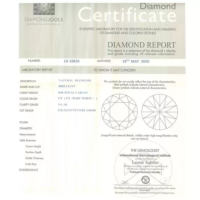 SKU-46890 / Κολιέ Diamond Jools Μπάρα Χρυσός Κ18 με Διαμάντια