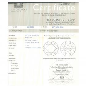 Σταυρός DiamondJools Χρυσός Κ18 με Διαμάντια SKU-46889