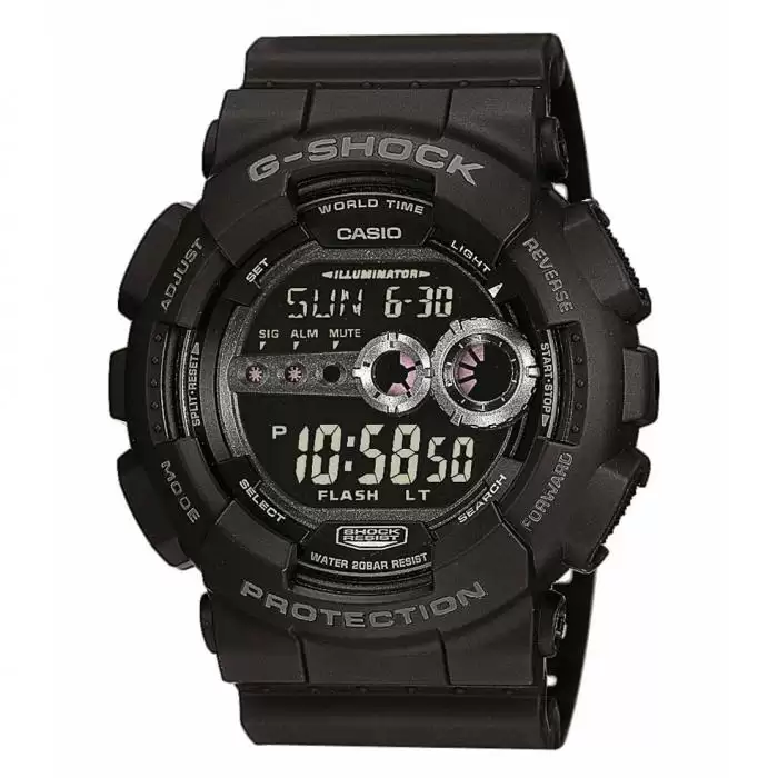 CASIO G-Shock Digital Chronograph Black Rubber Strap SKU-47363