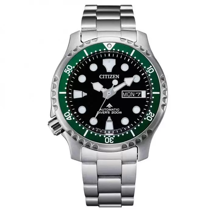 SKU-47049 / CITIZEN Promaster Automatic Diver Silver Stainless Steel Bracelet