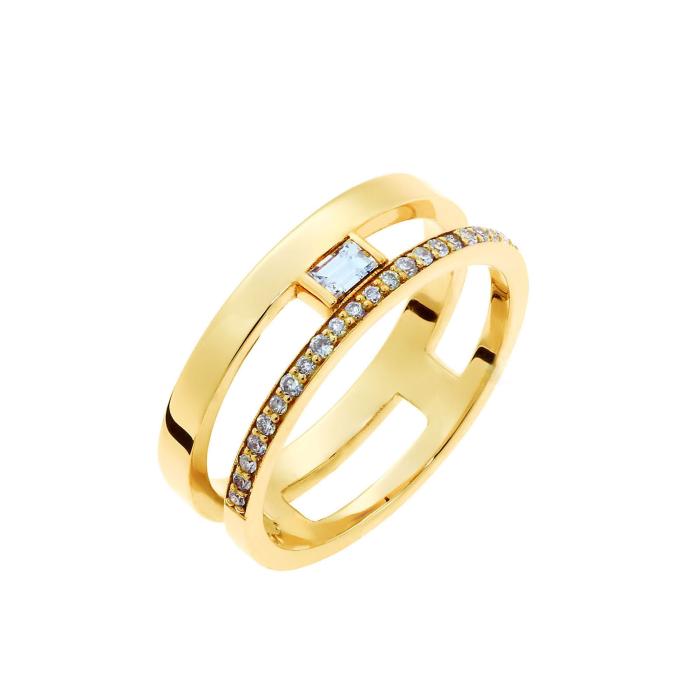 Δαχτυλίδι DiamondJools Χρυσός Κ18 με Διαμάντια SKU-47807