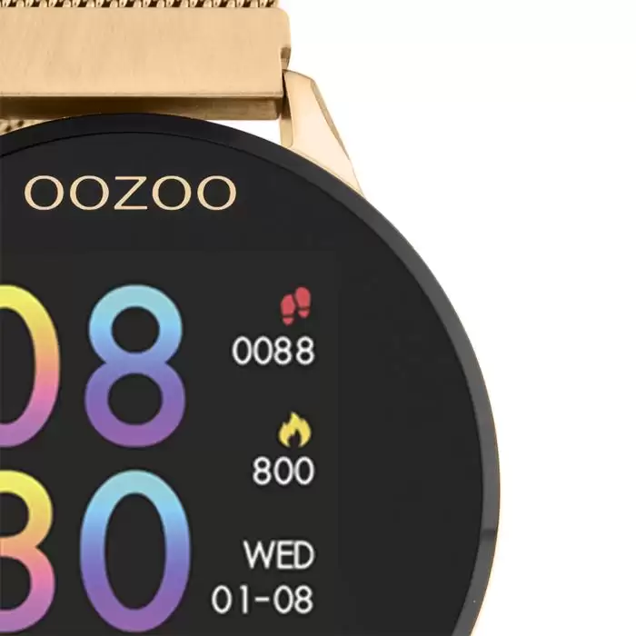 SKU-47574 / OOZOO Smartwatch Rose Gold Metal Bracelet