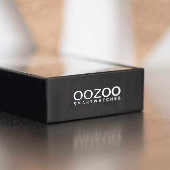 OOZOO Smartwatch Βlack Rubber Strap