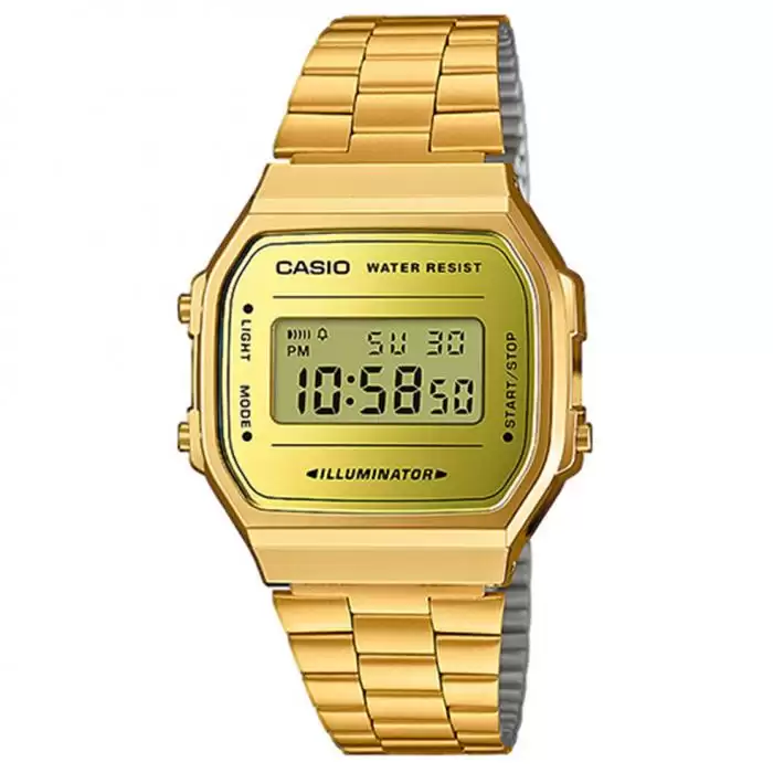 SKU-48524 / CASIO Vintage Iconic Chronograph Gold Stainless Steel Bracelet